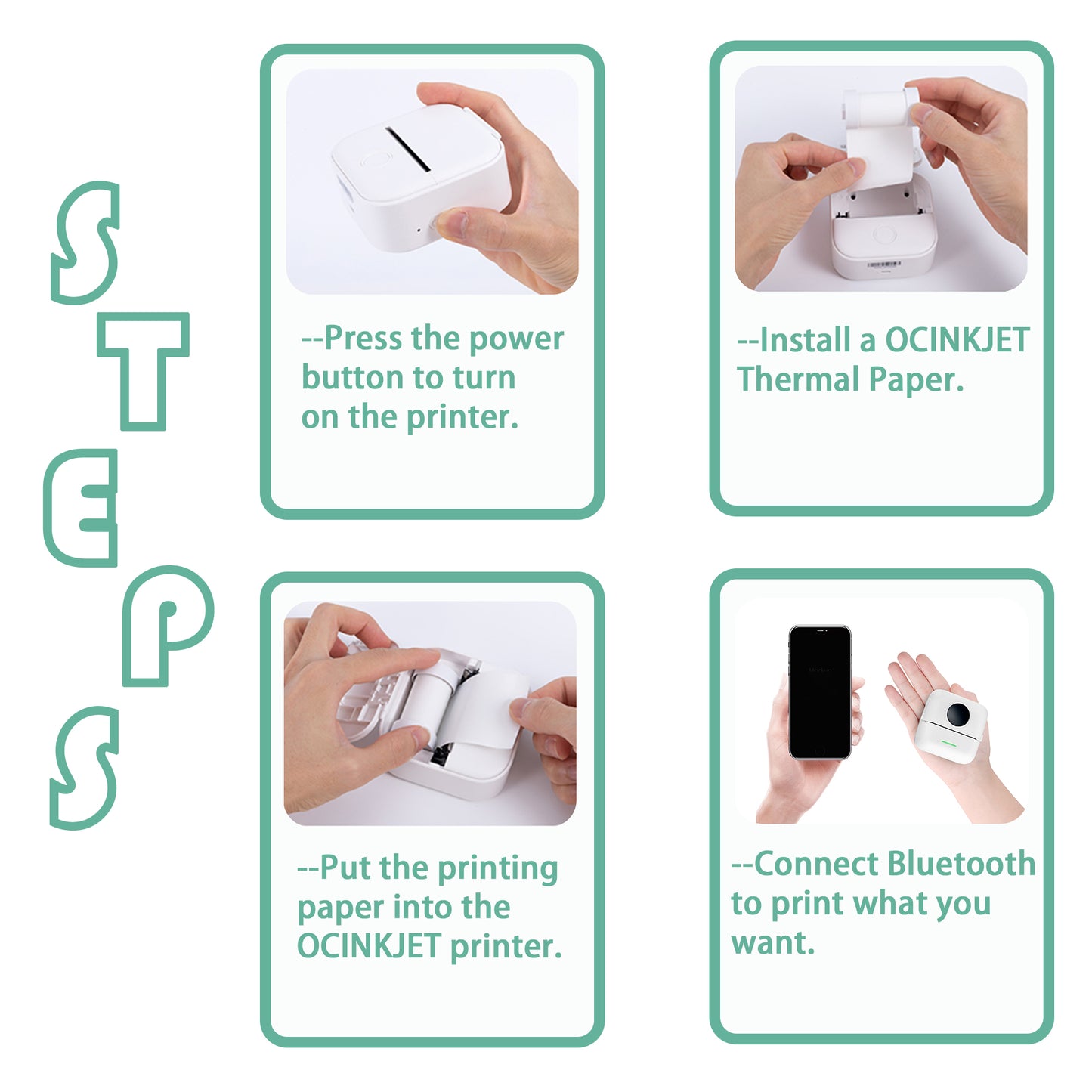 Student Pocket friendly Thermal Printer For Home Use