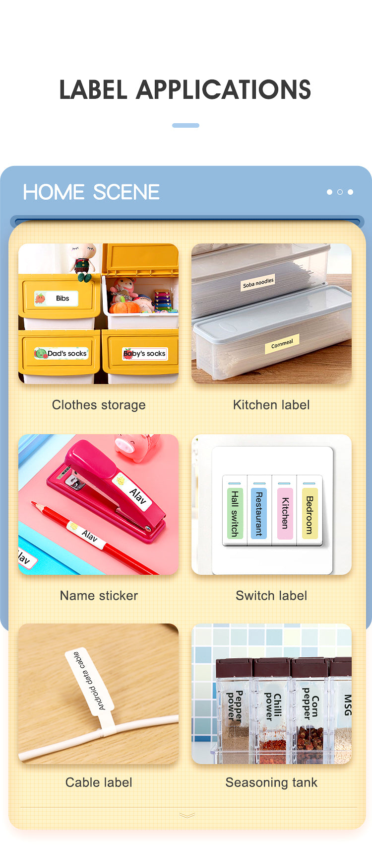 D110 Bluetooth Label Printer Household Thermosensitive Adhesive