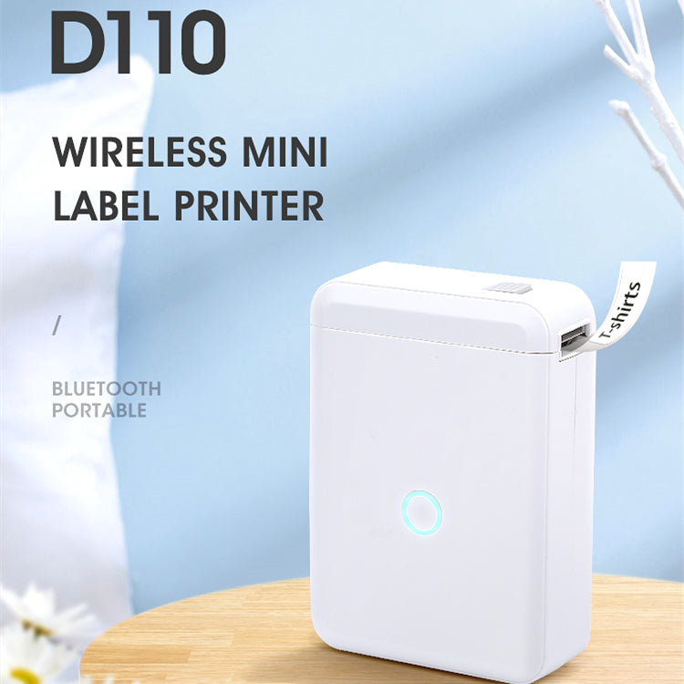 D110 Bluetooth Label Printer Household Thermosensitive Adhesive