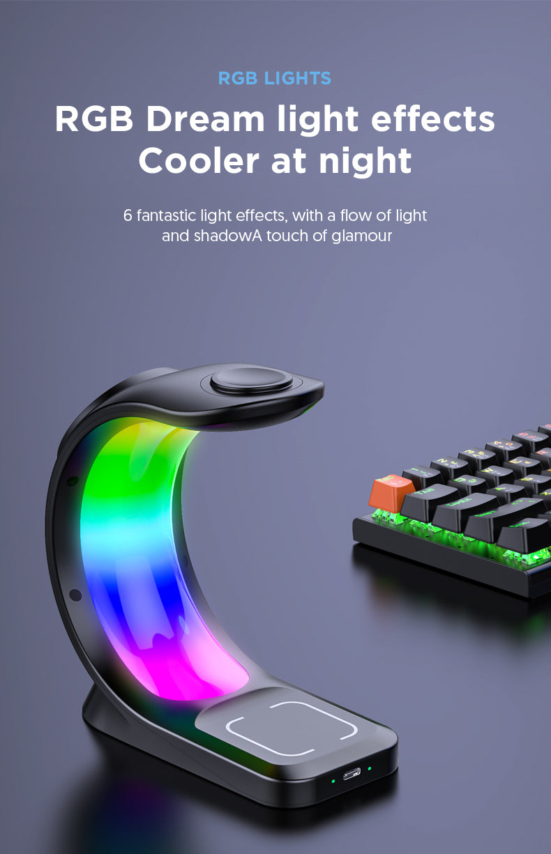 4 In 1 Magnetic Wireless Charger Fast Charging For Smart Phone